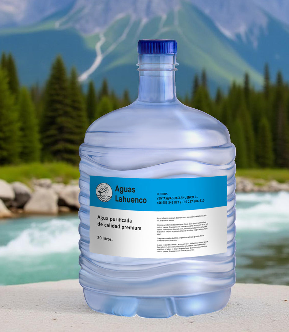 BIDÓN 10 LITROS DESECHABLE AGUA PURIFICADA