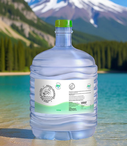 BIDÓN 10 LITROS DESECHABLE AGUA ALCALINA