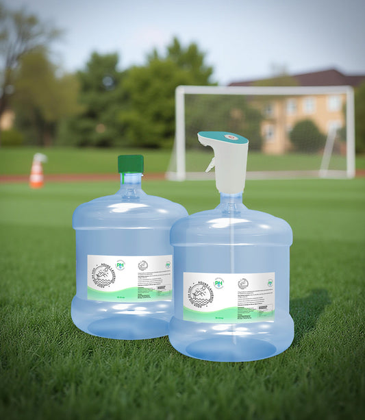 KIT DE BIENVENIDA BOMBA USB + 2 BIDONES 12 LITROS AGUA ALCALINA
