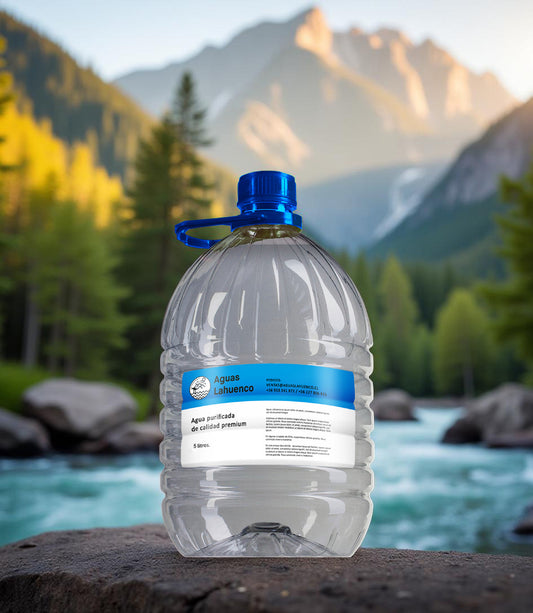 BIDÓN 5 LITROS DESECHABLE AGUA PURIFICADA