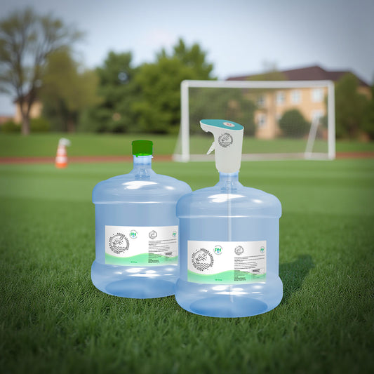 KIT DE BIENVENIDA BOMBA USB + 2 BIDONES 12 LITROS AGUA ALCALINA