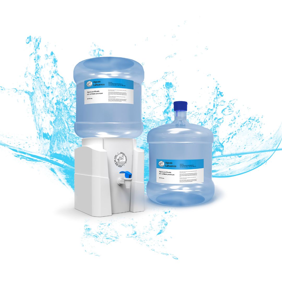 KIT DE BIENVENIDA SOPORTE BÁSICO + 2 BIDONES 12 LITROS AGUA PURIFICADA