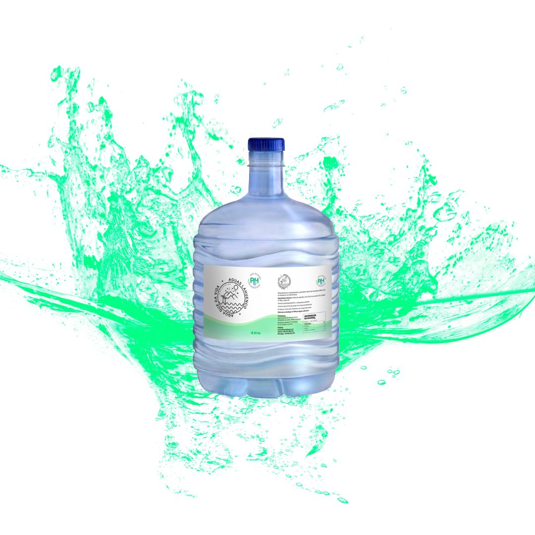 BIDÓN 10 LITROS DESECHABLE AGUA ALCALINA